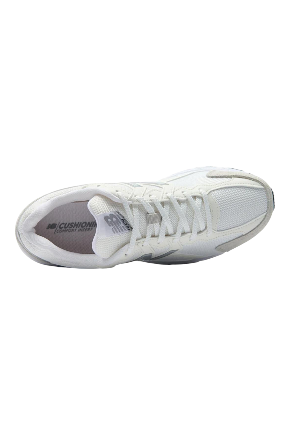Sporline New Balance M480SW5 beyaz ve gri unisex spor ayakkabı, üstten görünüm