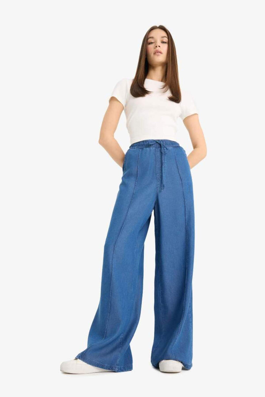 DeFacto Kadın Jean Pantolon D8243AX - Mavi