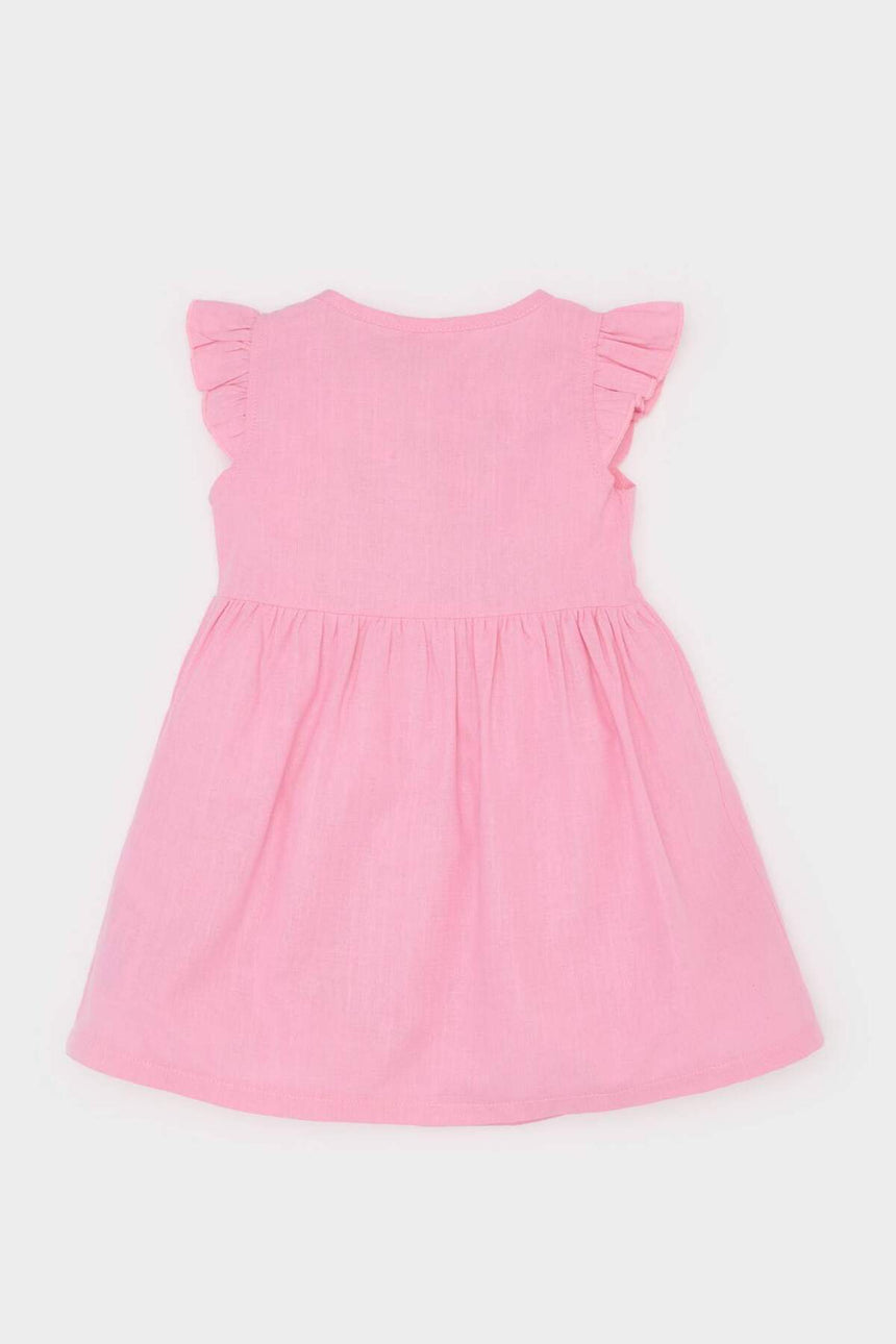 DeFacto Çocuk Elbise Z7402A2 - Pembe