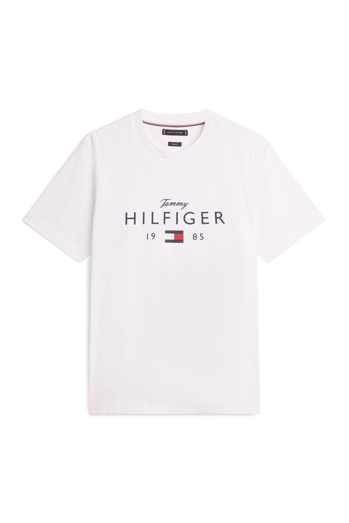 Tommy Hilfiger MW0MW41455 Erkek T-Shirt - Beyaz