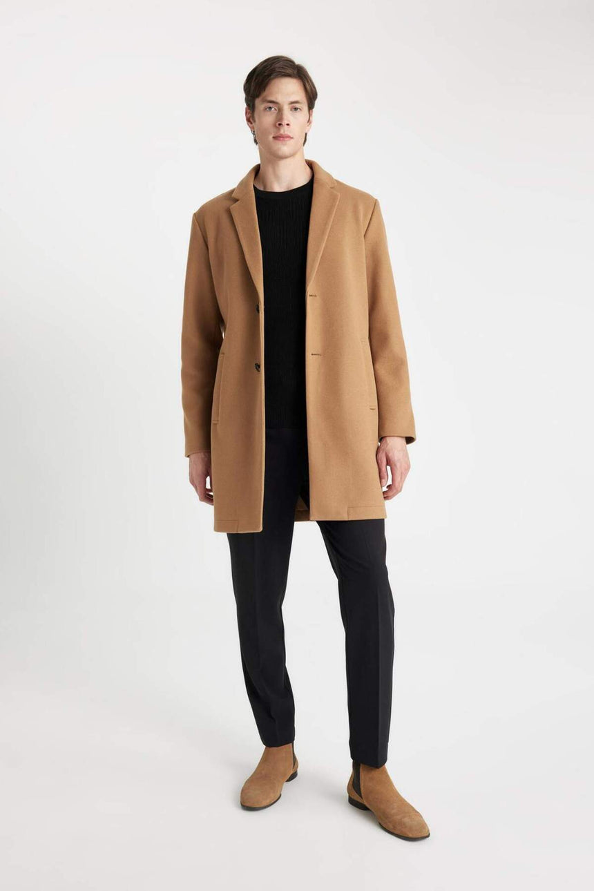 Defacto Erkek Coat/Parka Y8903Az - Kahverengi