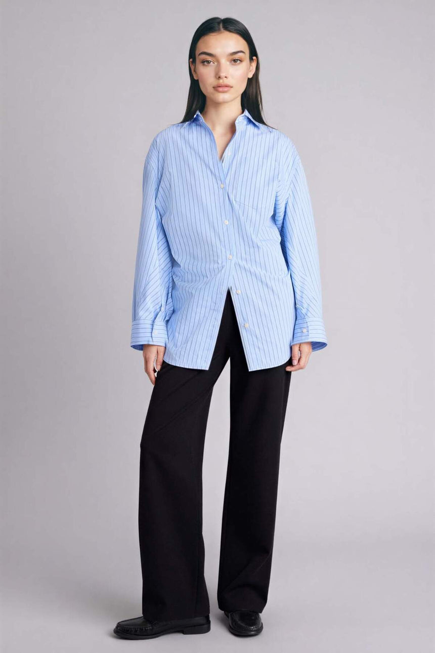 Defacto Kadın Long Sleeve Shirt G9788AX - Mavi