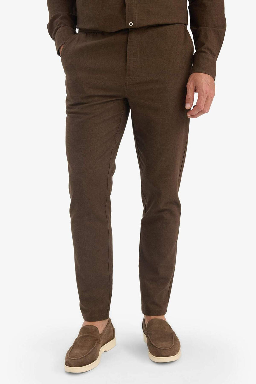 DeFacto D2671AX Erkek Pantolon - Kahverengi