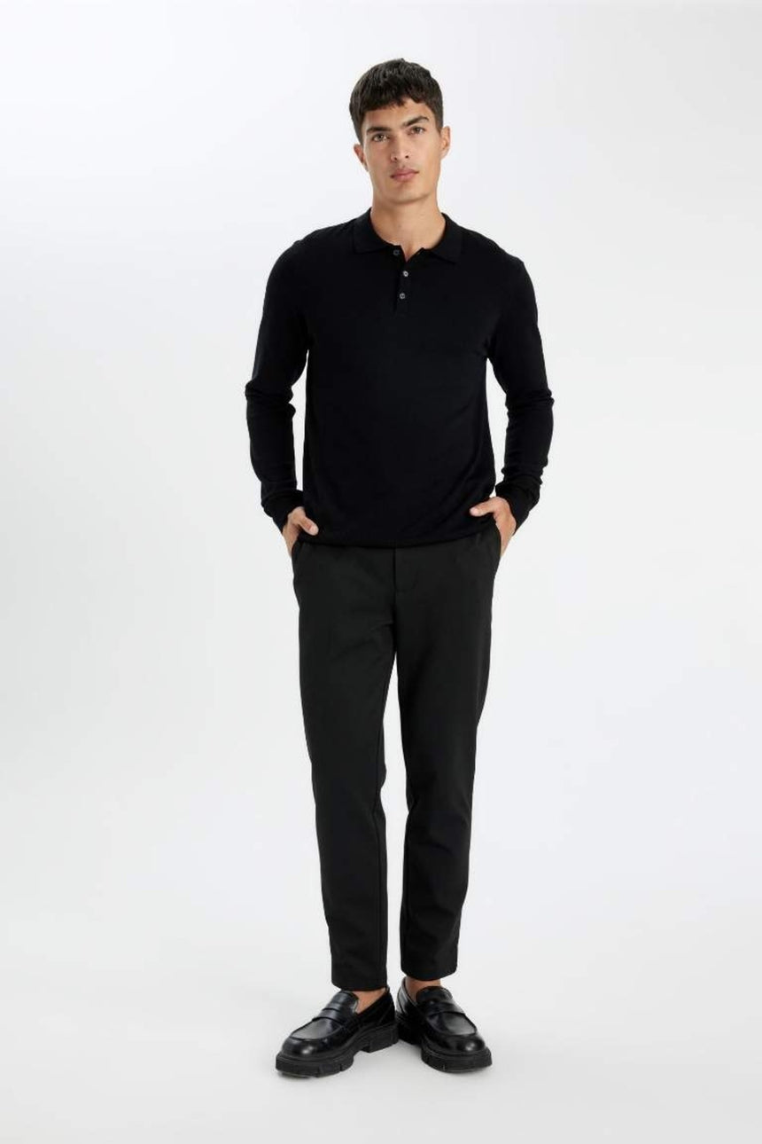 Defacto Erkek Pullover D0454Ax - Siyah
