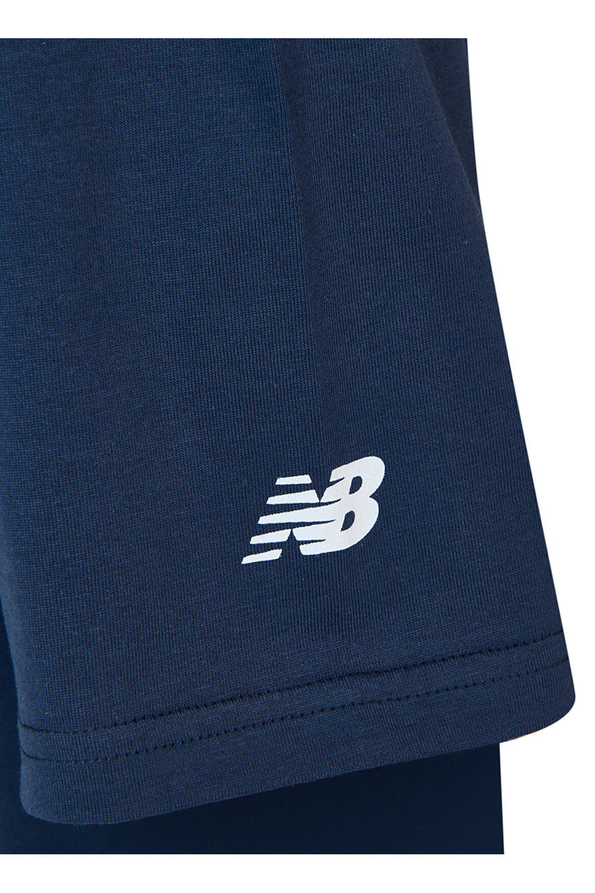 NEW BALANCE ERKEK T-SHİRT MNT1602 - Lacivert