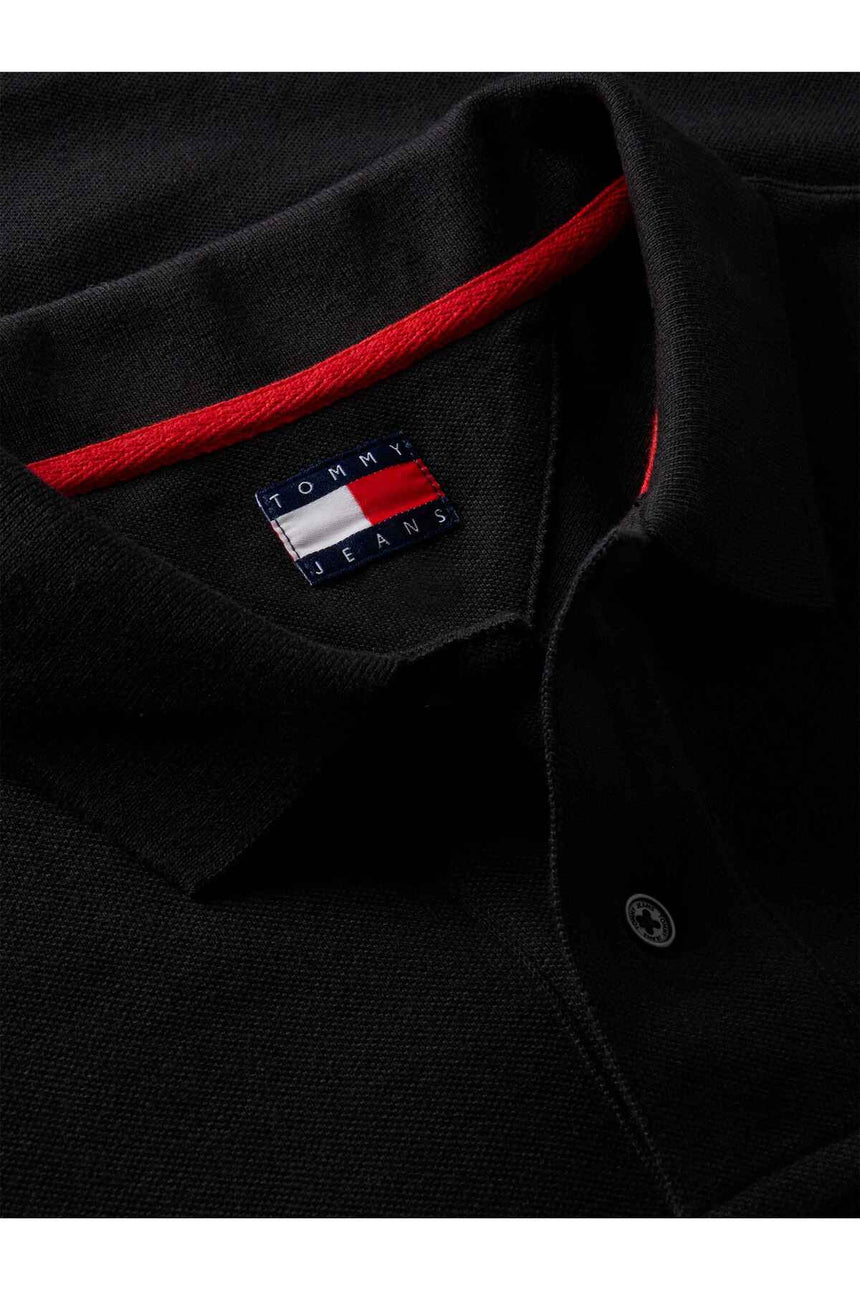 Tommy Hilfiger 1985 Erkek Polo Yaka T-Shirt - Siyah