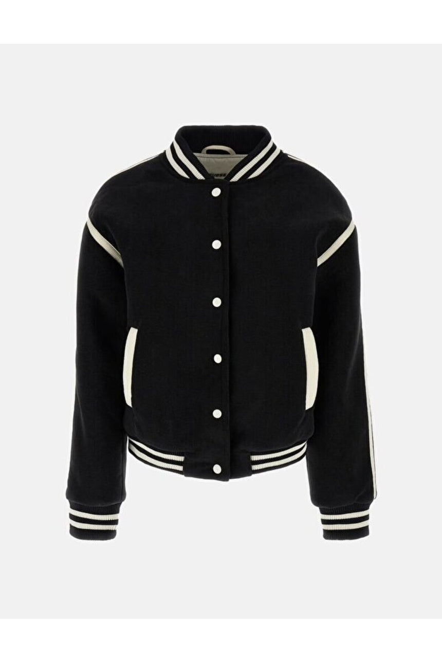GUESS KADIN BOMBER JACKET V5BL05W0460 - Siyah