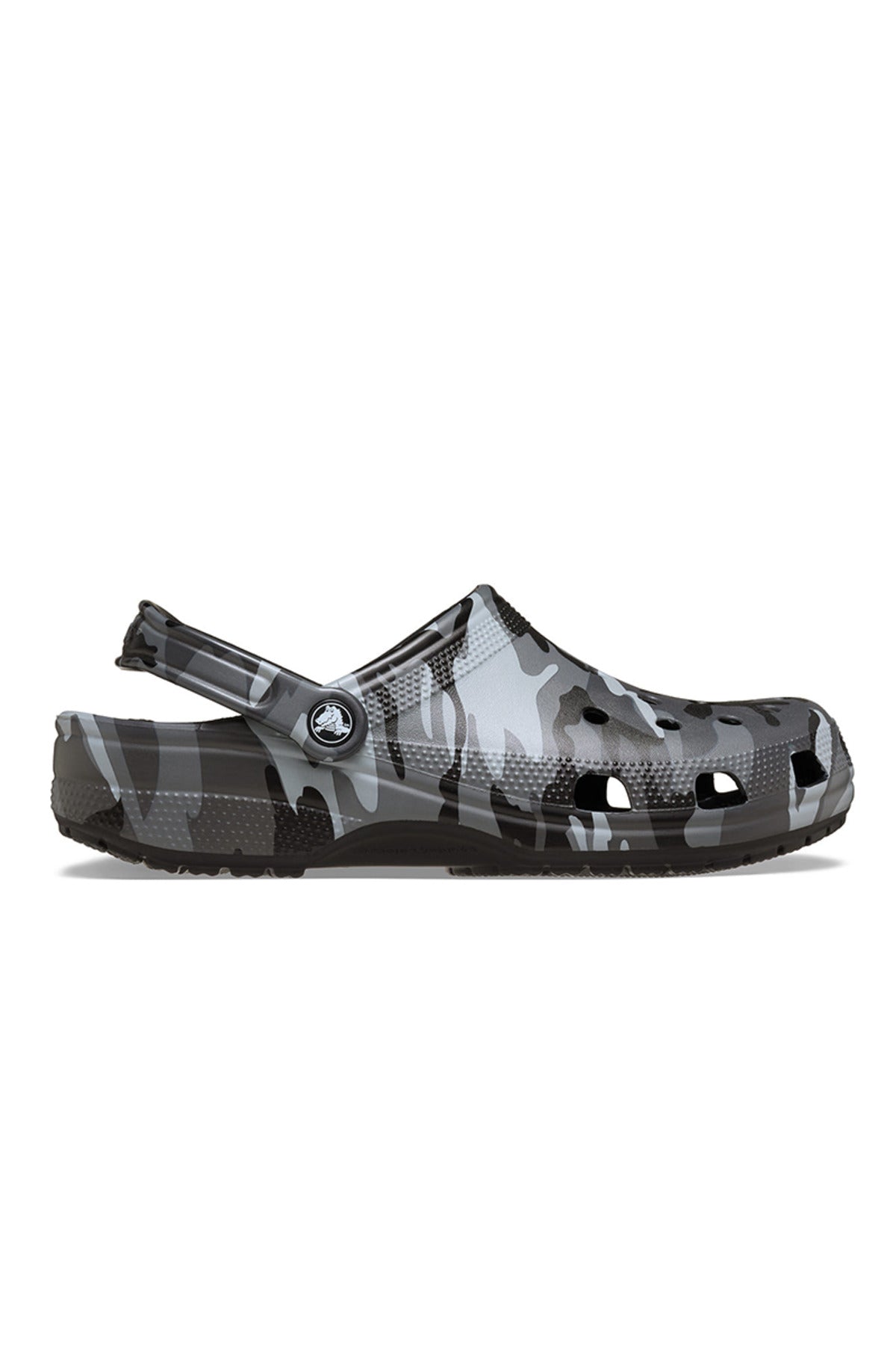 Crocs Classic Camouflage Clog Erkek Terlik 211936 - Siyah/Yeşil