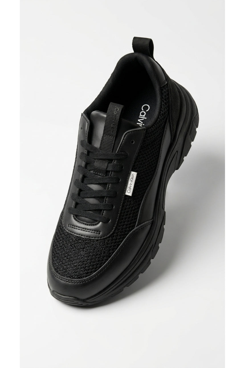 Calvin Klein Erkek HIKE RUNNER LACEUP MESH HM0HM02240 - Siyah
