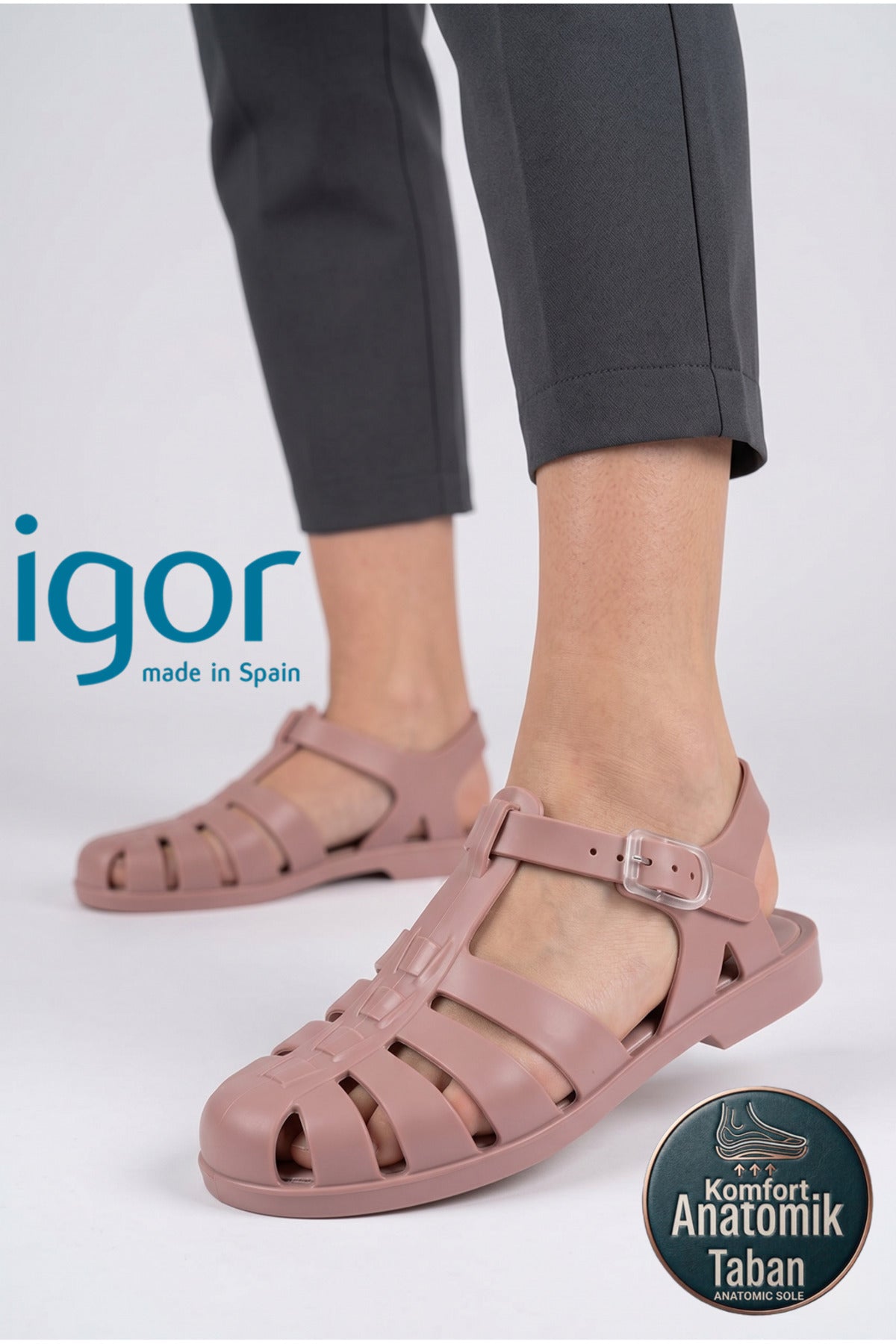 Igor Biarritz Mate Kadın Sandalet S10259 - Gül Kurusu