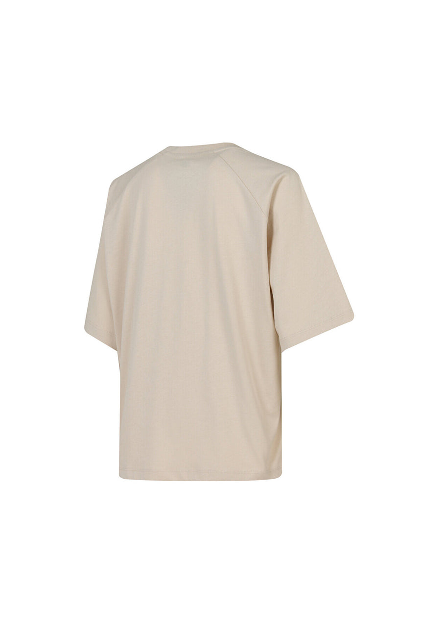 NEW BALANCE NB LIFESTYLE WOMEN T-SHIRT WNT3625-MBM - Bej
