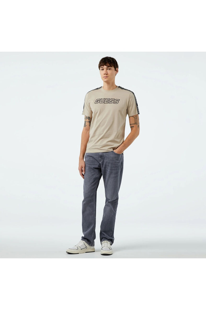 GUESS ERKEK ARLO CN T-SHIRT Z4GI18J1314 - Gri
