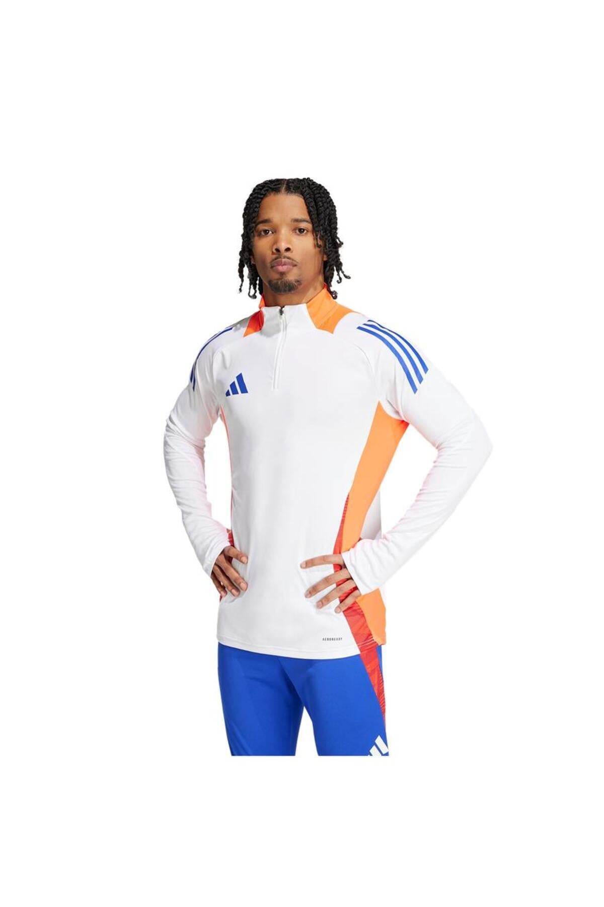 adidas Tiro 24 Competition Erkek Antrenman Üstü JF4197 - Beyaz