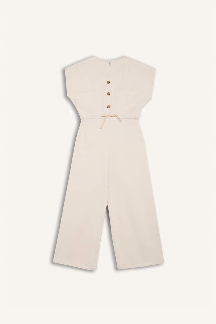 Defacto Çocuk Jump Suit D9308A8 - Ekru
