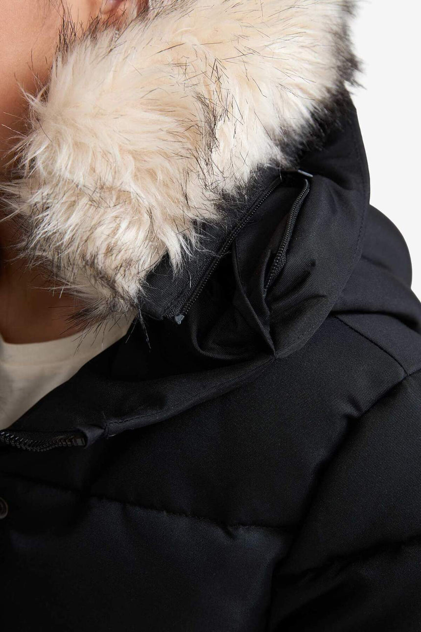 DeFacto Çocuk Parka C8755A8 - Siyah