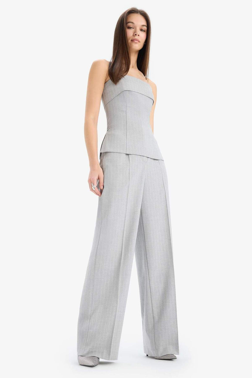 Defacto Kadın Sleeveless Blouse E8485Ax - Gri