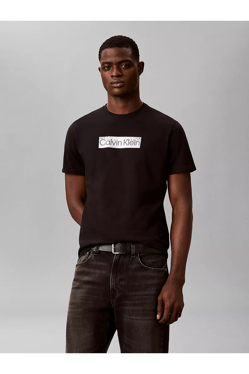 Calvin Klein Erkek SS 30s EU SPW MTL STNDRD GRAPHIC LV04LG811G - Siyah