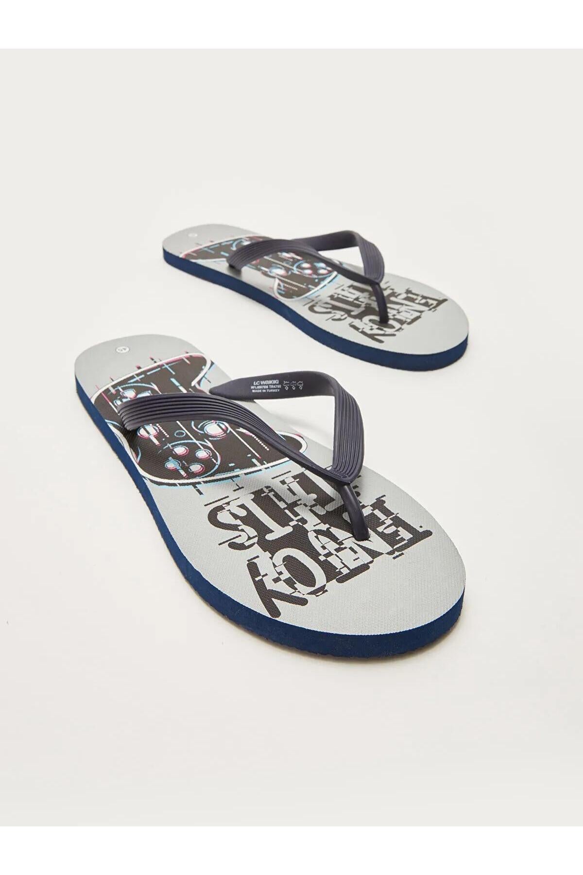 LC Waikiki Erkek Plaj Terliği W1J897B8 - Gri