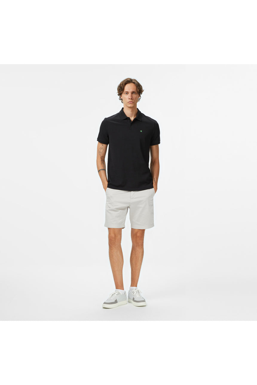Calvin Klein Erkek SS MONOGRAM PIQUE POLO LV040EM269 - Siyah