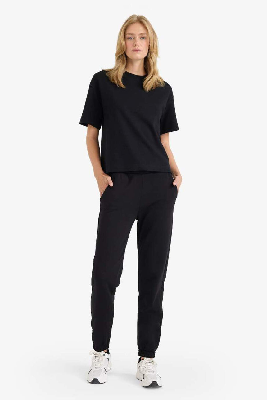 Defacto Kadın Trousers V2700AZ - Siyah