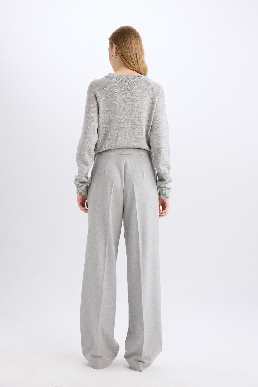 Defacto Kadın Trousers C6402Ax - Açık Gri