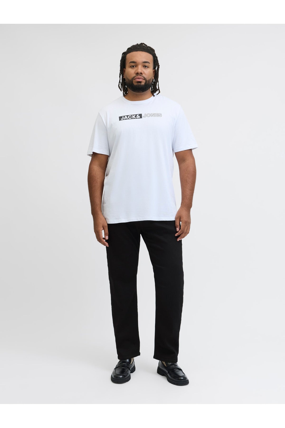 Jack & Jones Glenn Original Erkek Büyük Beden Jean Pantolon 12288380 - Siyah