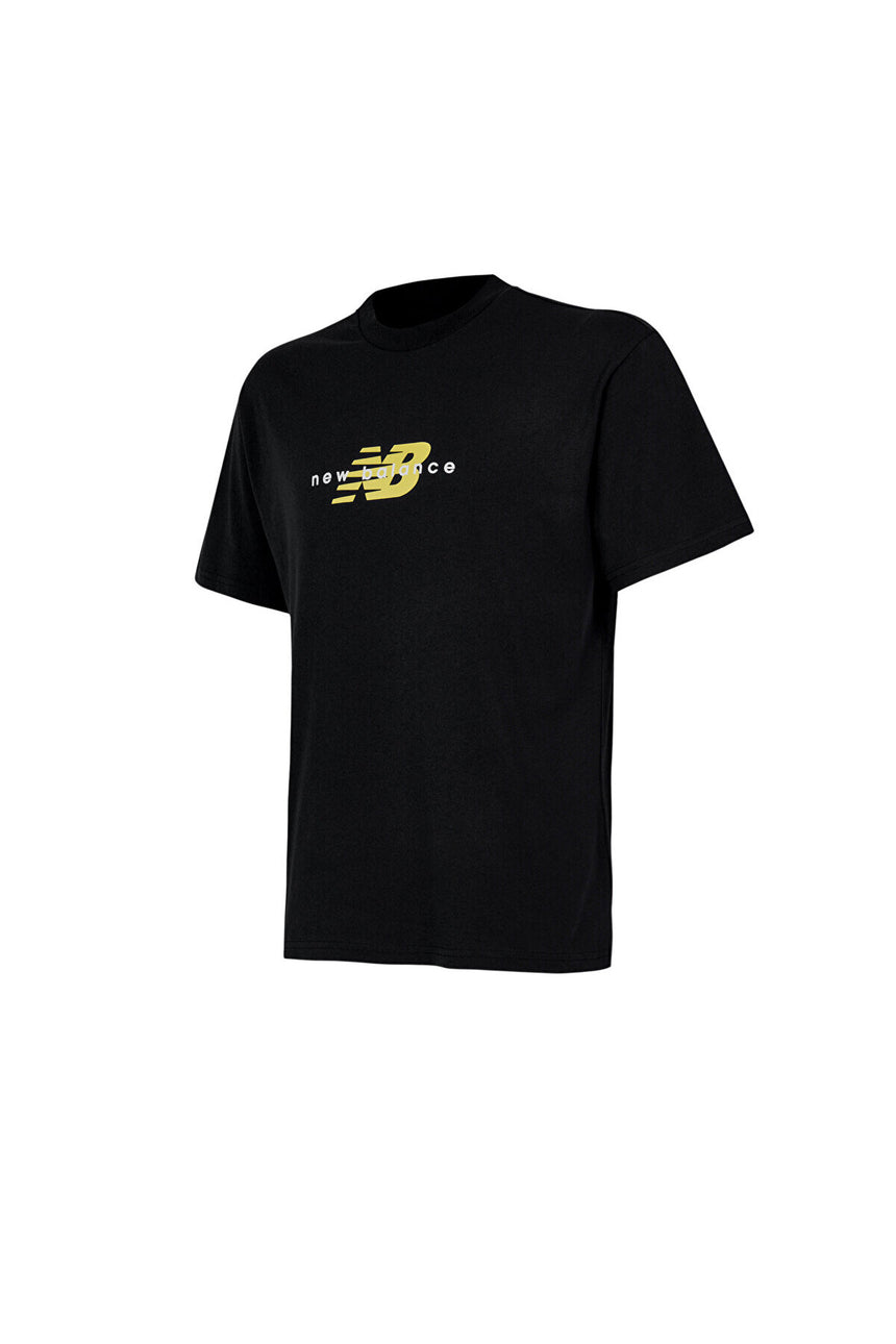 NEW BALANCE NB Lifestyle Men Tshirt MNT1645-WT - Siyah