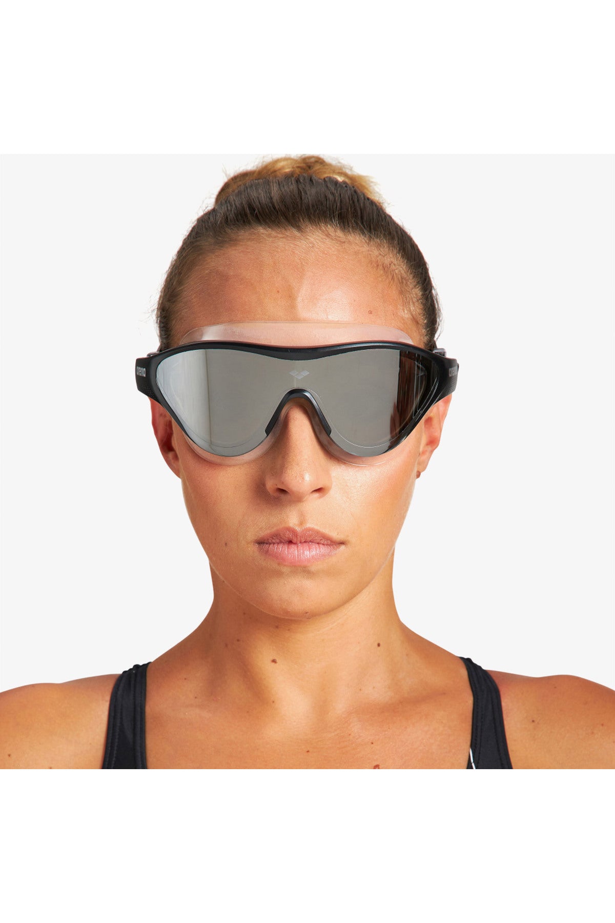 Arena The One Mask Mirror Unisex Yüzücü Gözlüğü 004308101 - Siyah