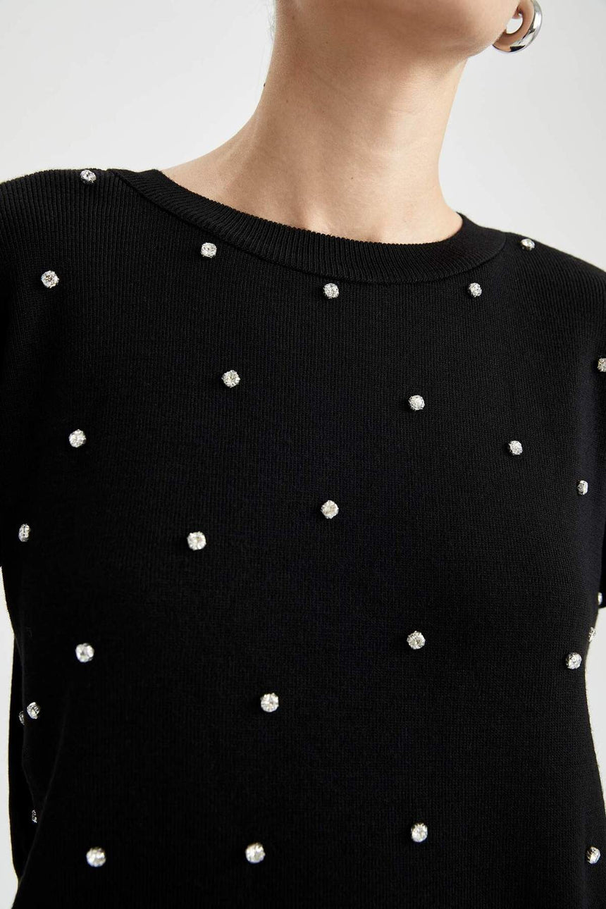 Defacto Kadın Pullover R0726Az - Siyah