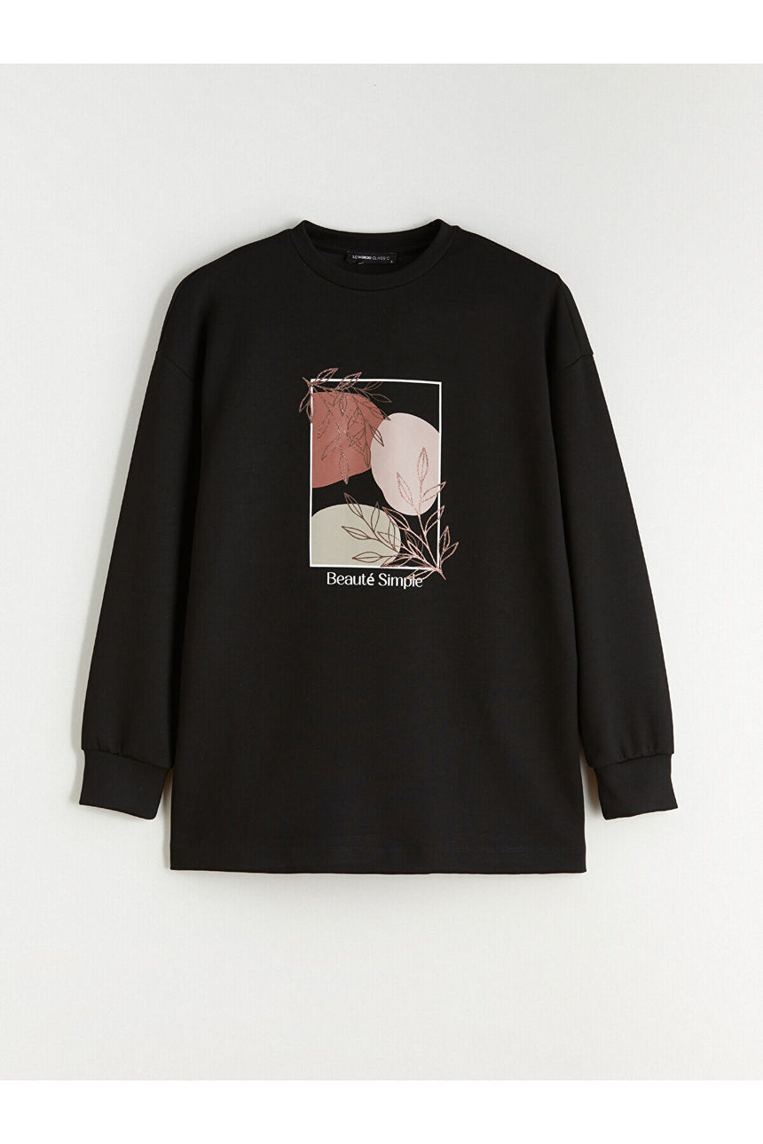 LC Waikiki Kadın Oversize Tunik W5ND54B8 - Siyah