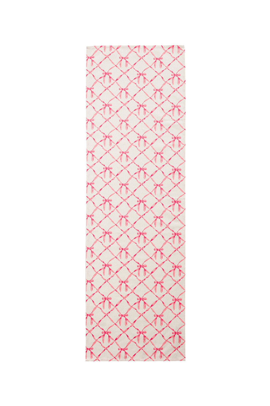 LC Waikiki Home Fiyonk Desenli Runner S64066B8 - Kırmızı