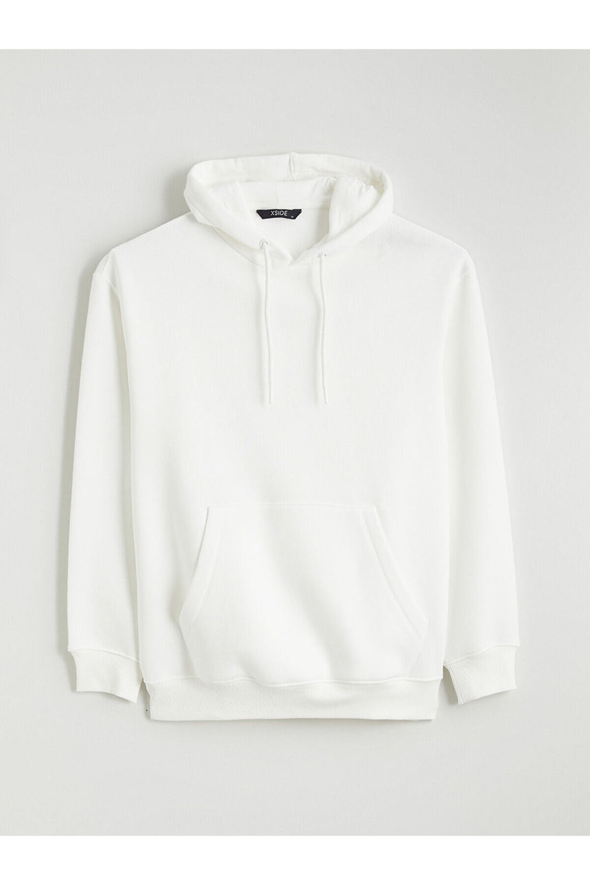 LC Waikiki Erkek Sweatshirt W5M615AA - Ekru