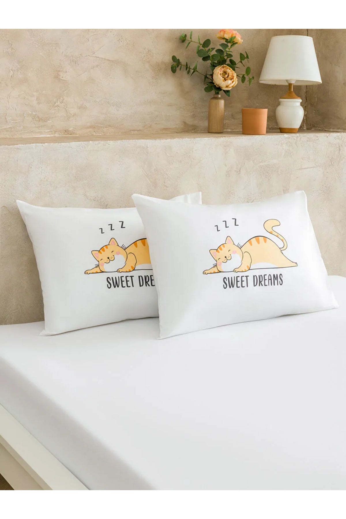 LC Waikiki Home 2'li Kedi Baskılı Yastık Kılıfı S6H087B8 - Karışık