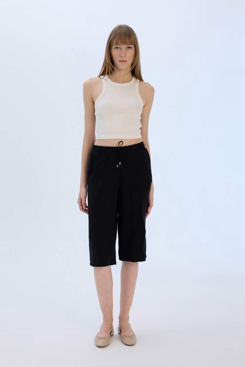 Defacto Kadın Woven Bottom İ6798Az - Siyah