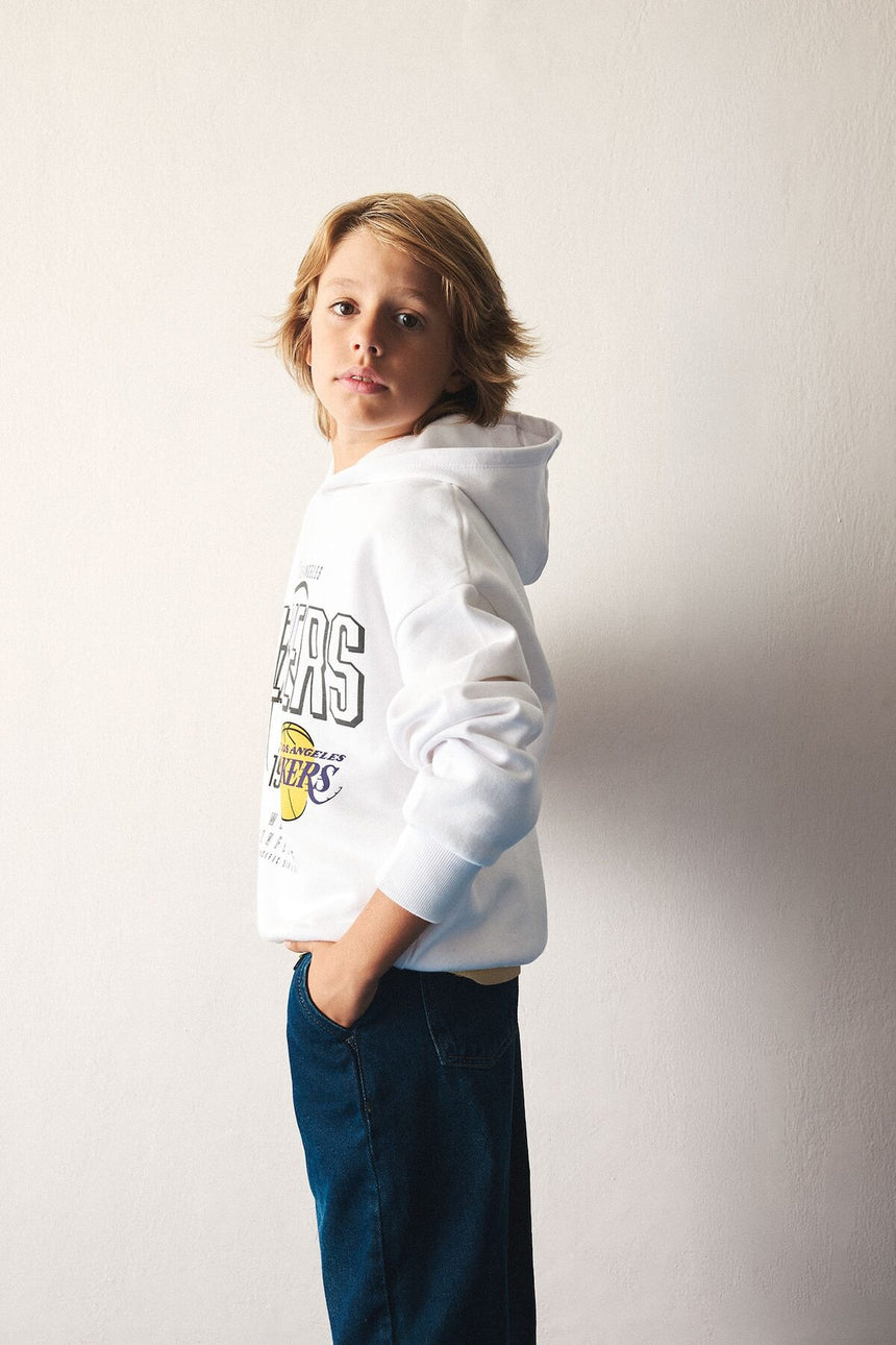 DeFacto Çocuk Sweatshirt F4085A8 - Beyaz