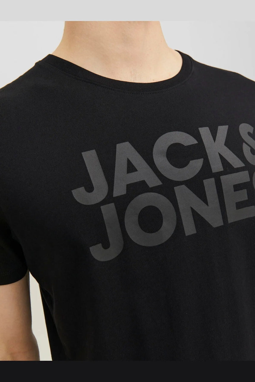 JACK&JONES T-SHIRT 12151955 - Siyah