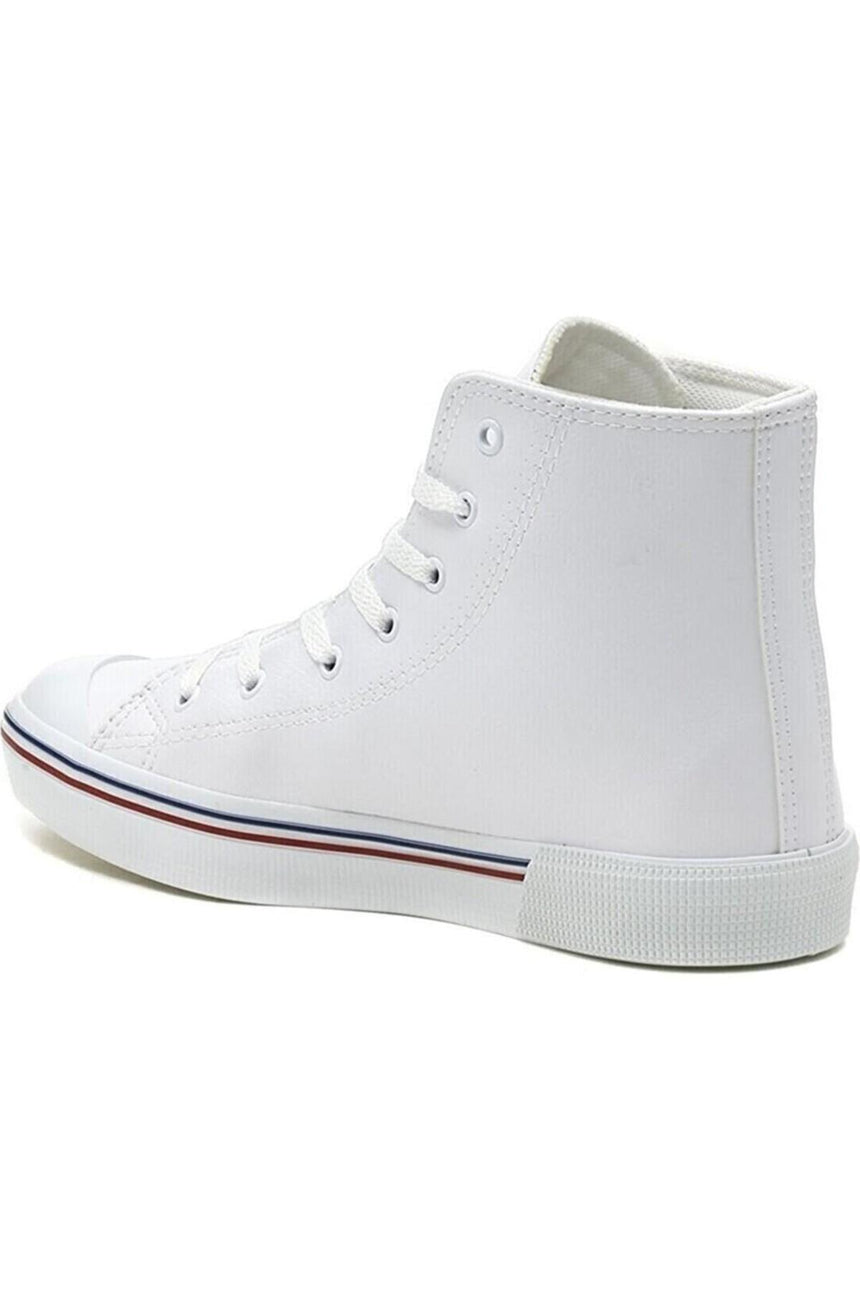 U.S. Polo Assn. Penelope High Erkek Sneaker - Beyaz