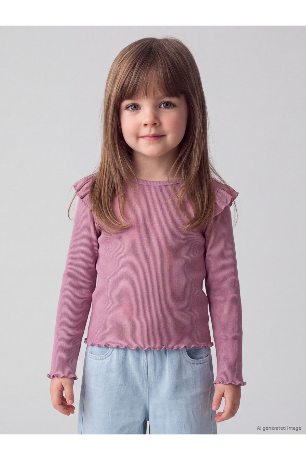 LC Waikiki Kız Bebek Uzun Kollu Body Takımı W67457D1 - Mat Pembe
