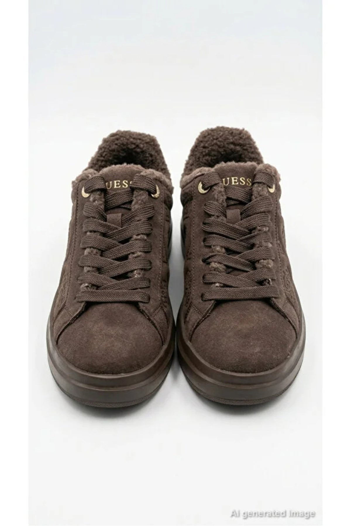 Guess Estrela Kadın Casual Ayakkabı FLFESTESU12 - Kahve