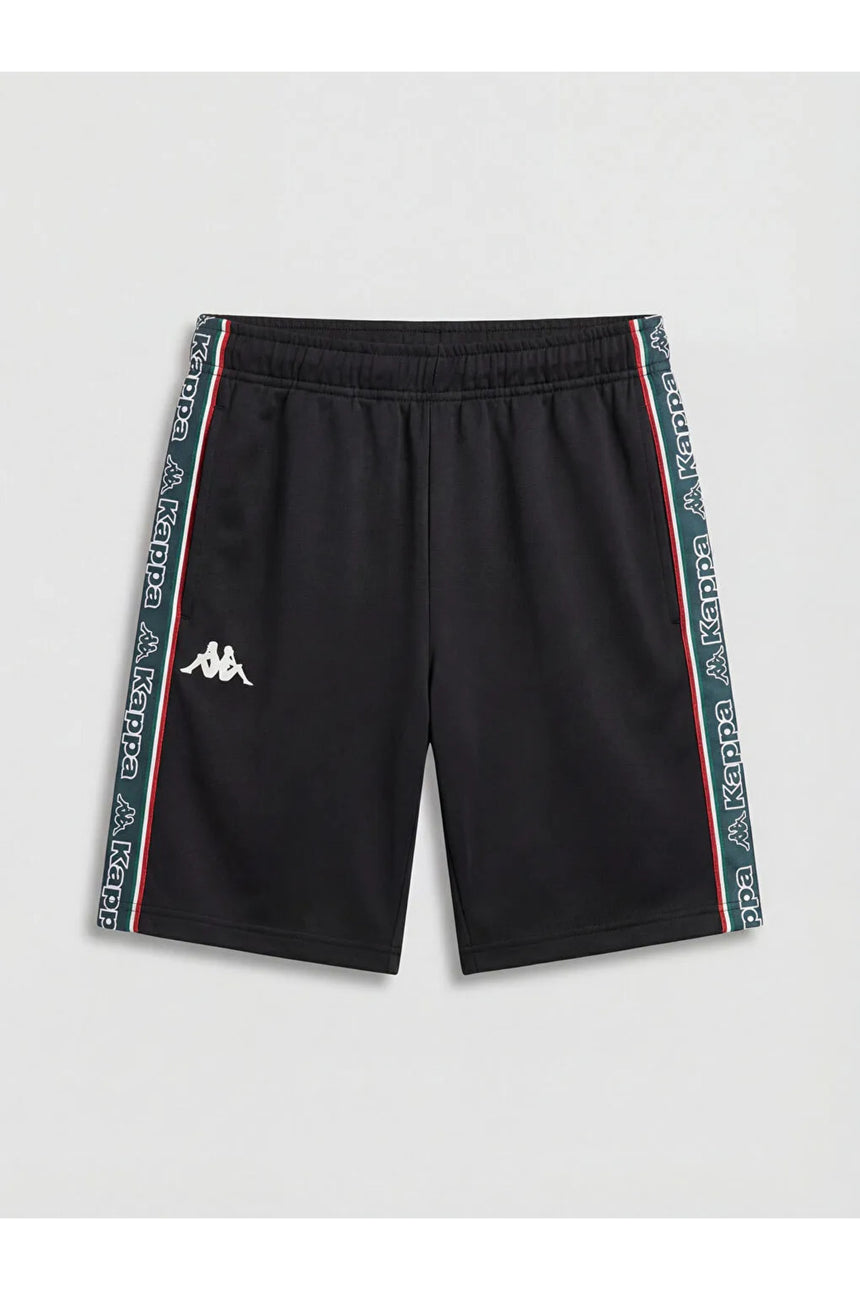 LC Waikiki Erkek Kappa Baskılı Spor Şort S6NB07B8 - Siyah