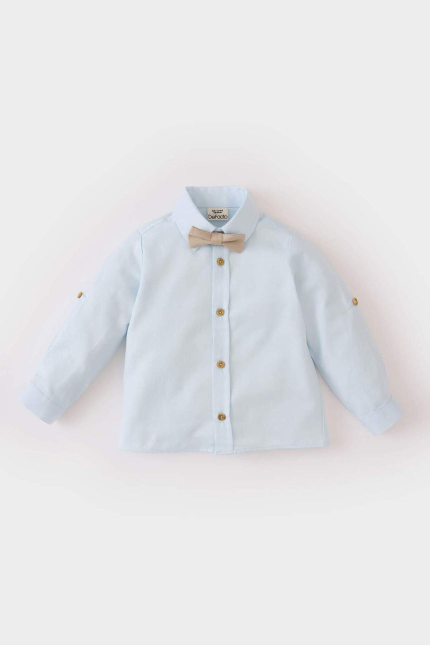 Defacto Çocuk Long Sleeve Shirt E2021A5 - Açık Mavi