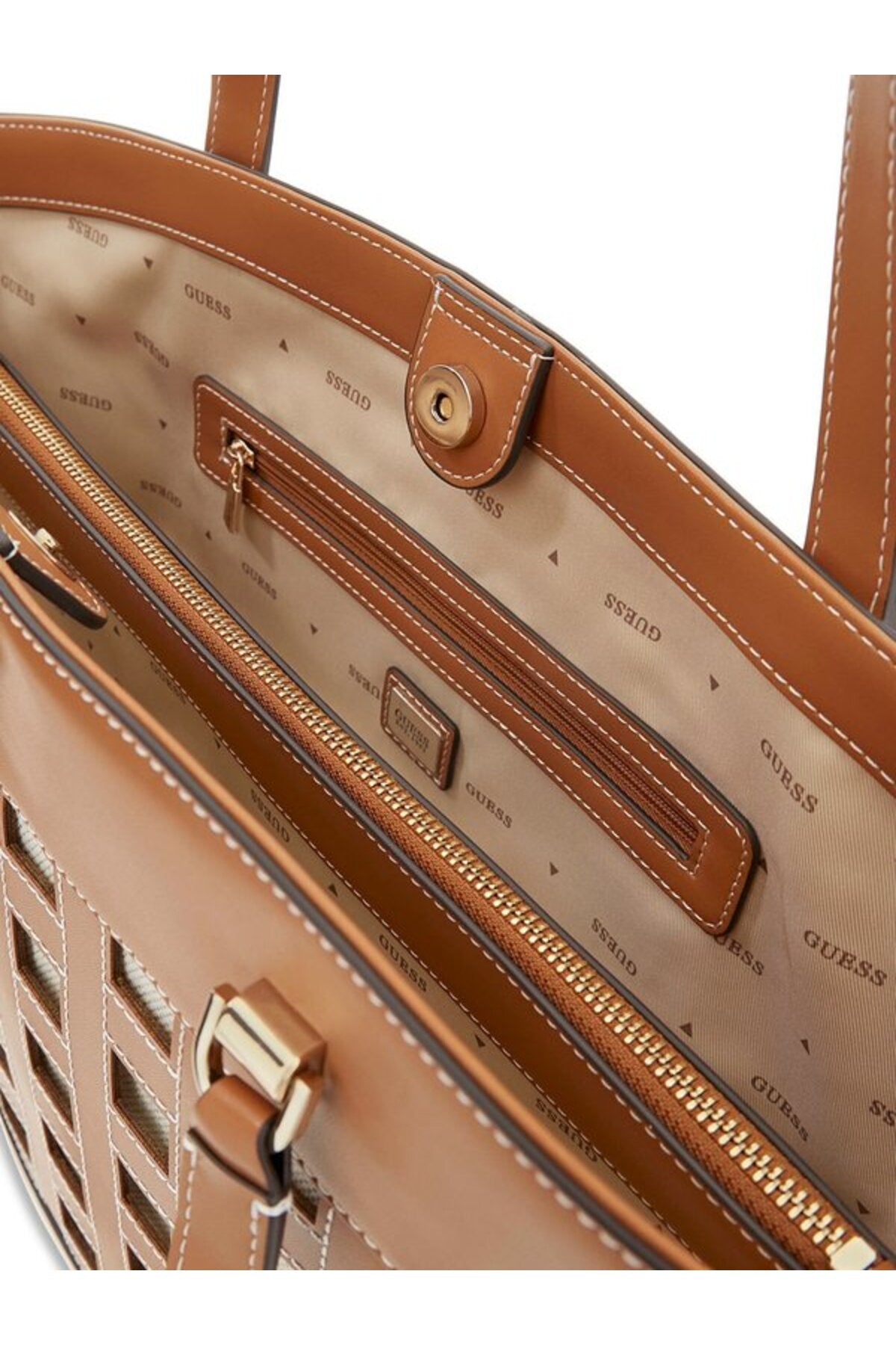 Guess Frankie Girlfriend Kadın Tote El Çantası HWWG9736220 - Kahverengi