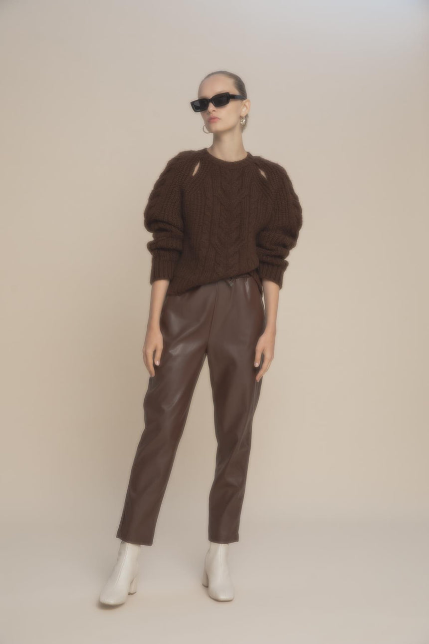 Defacto Kadın Trousers V8072Az - Kahverengi