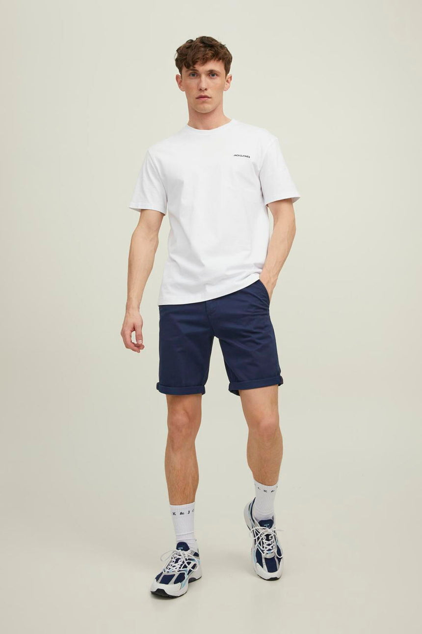 JACK&JONES JPSTBOWIE SHORTS SOLID REG SN 12165604 - Koyu Lacivert