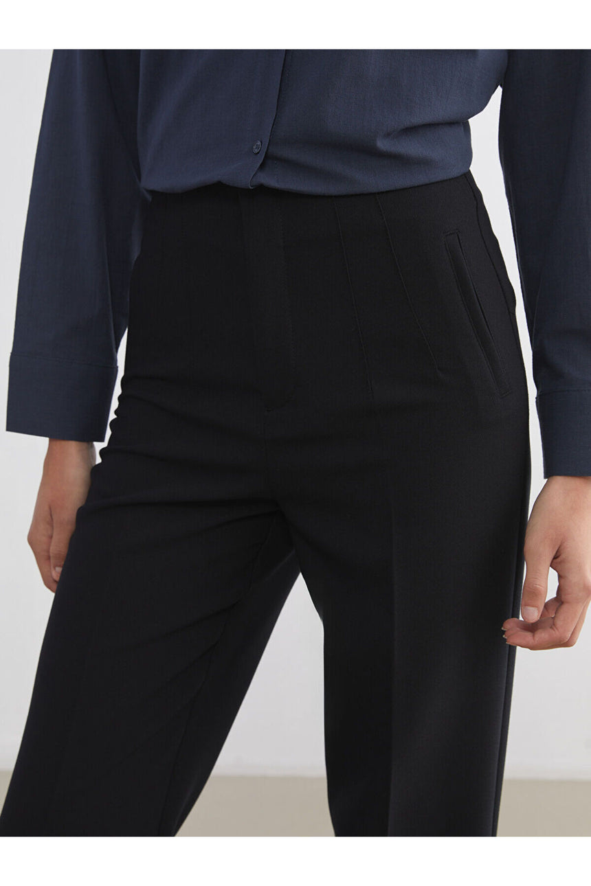 LC Waikiki Kadın Oversize Pantolon W5NR38C8 - Siyah