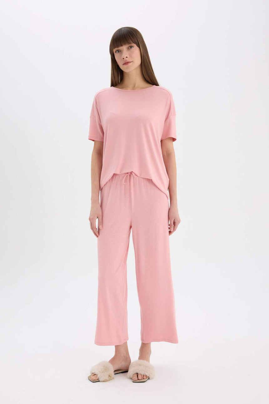 Defacto Kadın Knitted Sets D8454Ax - Gül Kurusu