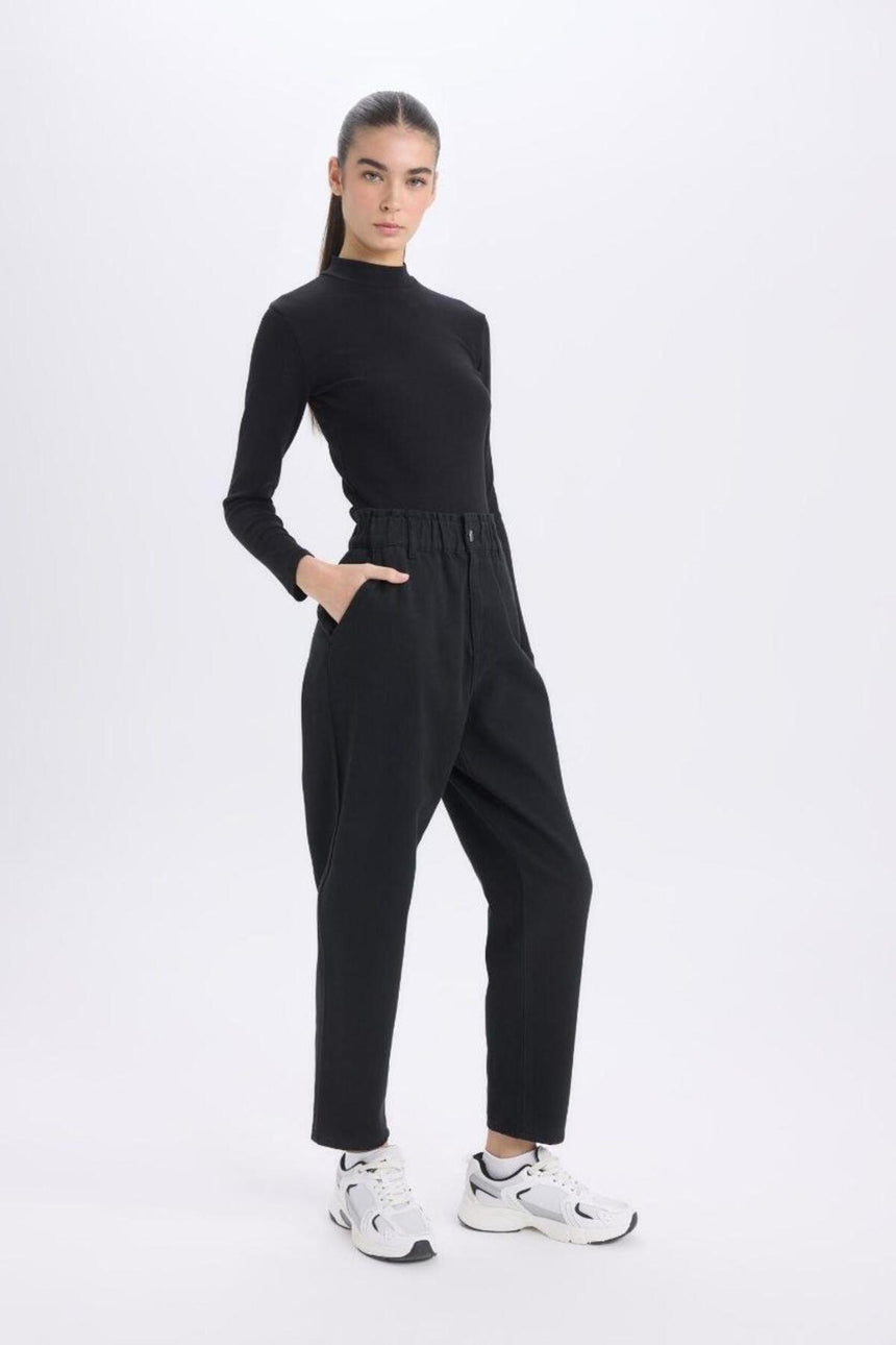 Defacto Kadın Trousers S2790Az - Siyah