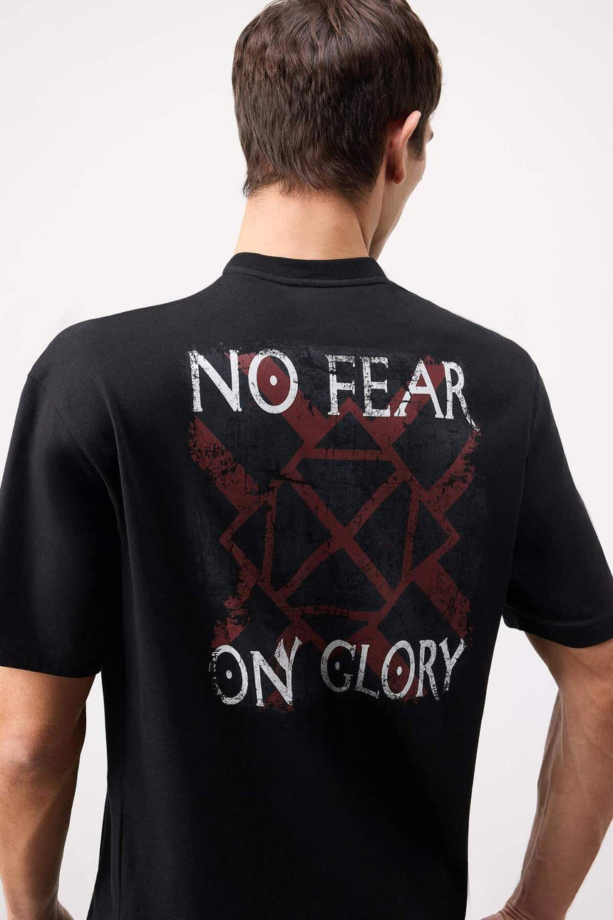 DeFacto Erkek Comfort T-Shirt B8091AX - Siyah