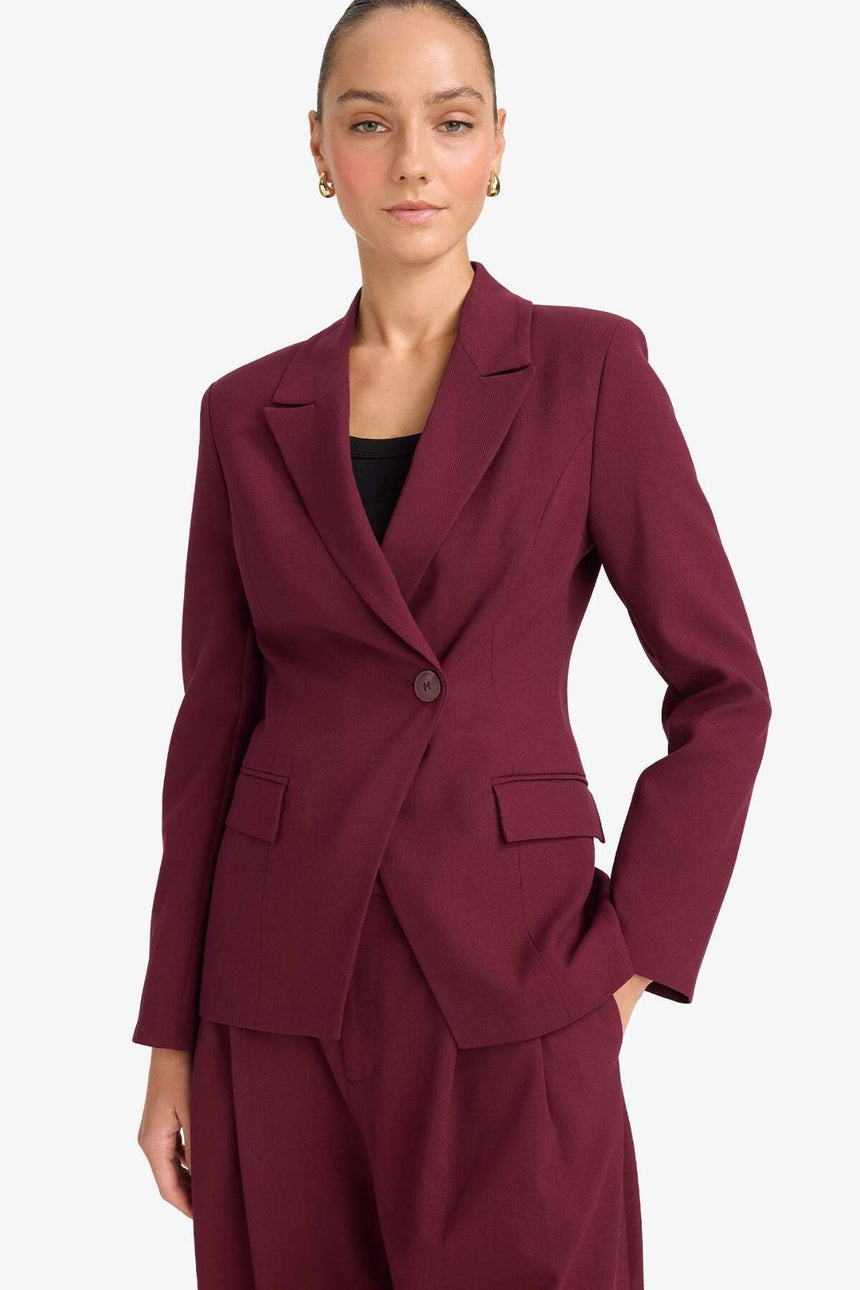 Defacto Kadın Blazer F7441Ax - Bordo