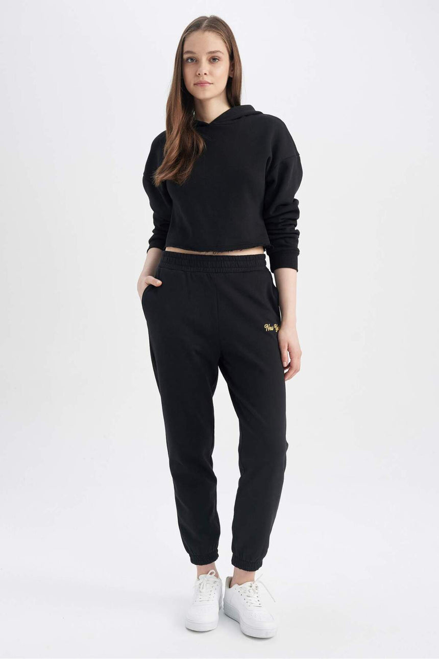 Defacto Kadın Trousers X5391Az - Siyah